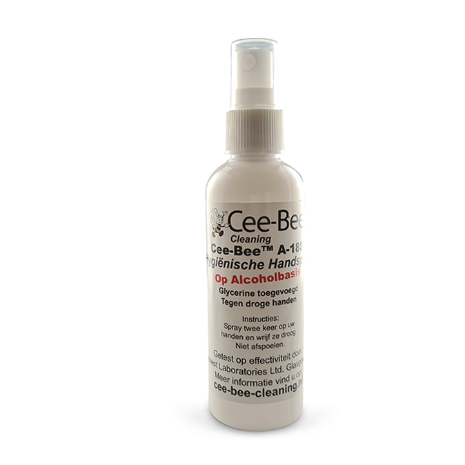 Cee-Bee Hygiënische Handspray op alcoholbasis | 100ml | Slechts 7% Alcohol, 100% Effectief