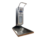 Luxe Tafeldispenser met elleboog bediening | op RvS steun | geschikt voor handalcohol