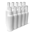 Tien Lege sprayflacons | 250 ml | Wit | Inclusief overkapje