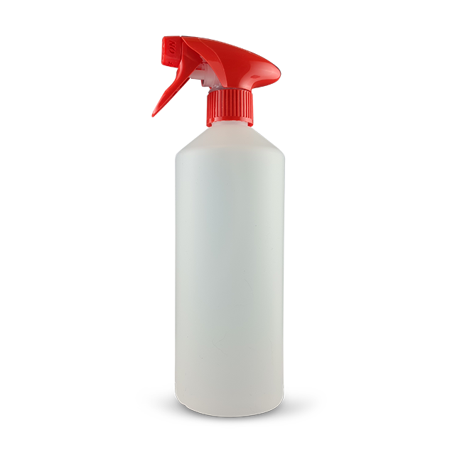 Lege Sprayflacon 750ml | Met professionele afsluitbare rode spraykop | Geschikte voor vloeistoffen | Navulbaar